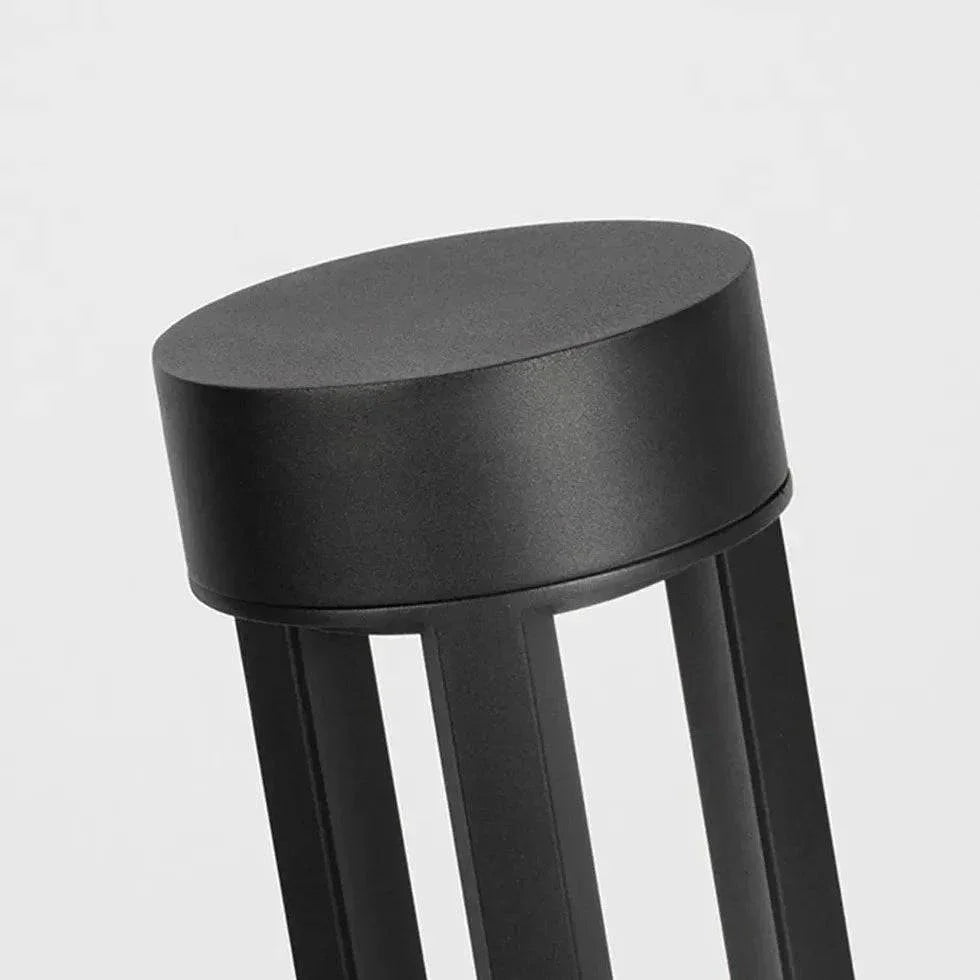 Borne D'Éclairage Extérieure À Led Creuse Noire - Clowas.fr