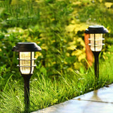 éclairage solaire extérieur jardin moderne lampes pelouse