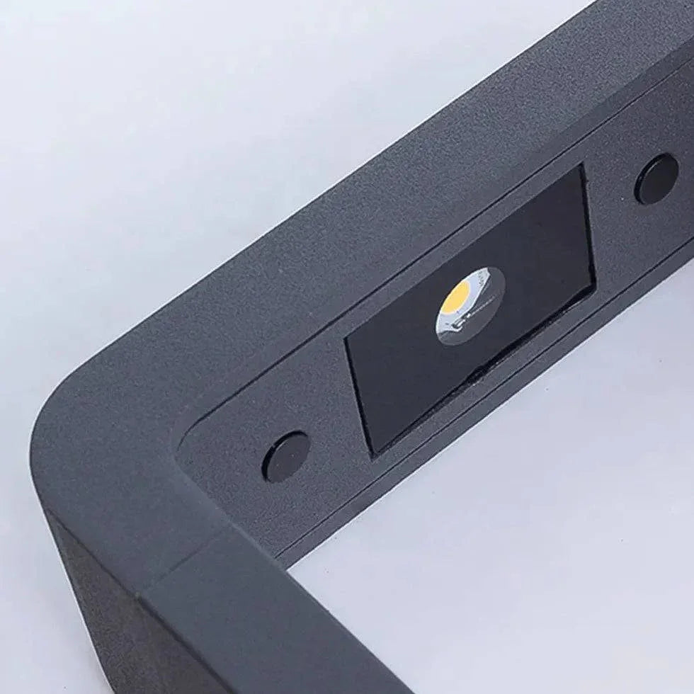 Borne D'Éclairage Led Rectangulaire Blanc Chaud - Clowas.fr