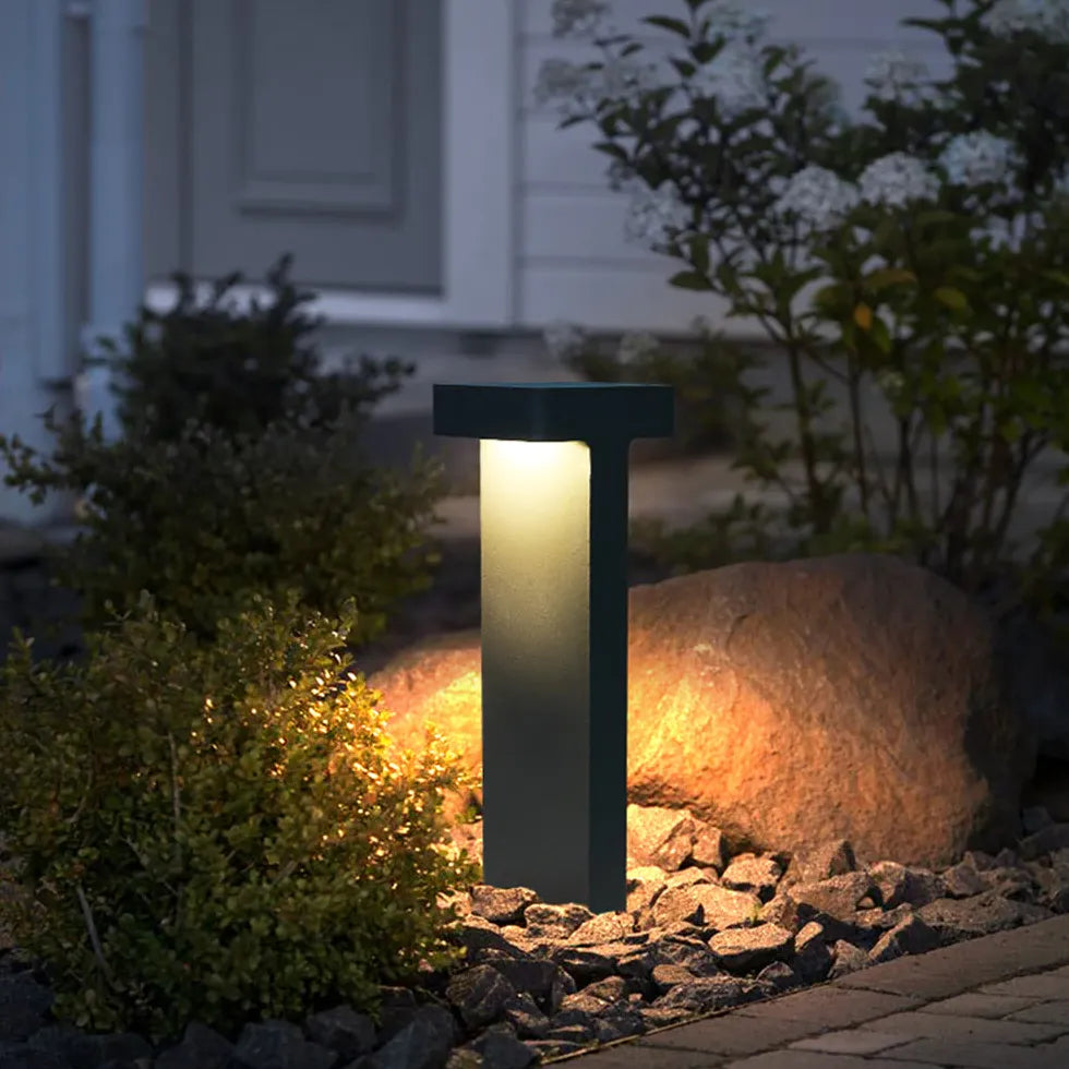 Double Head Square Led Bollard Lights