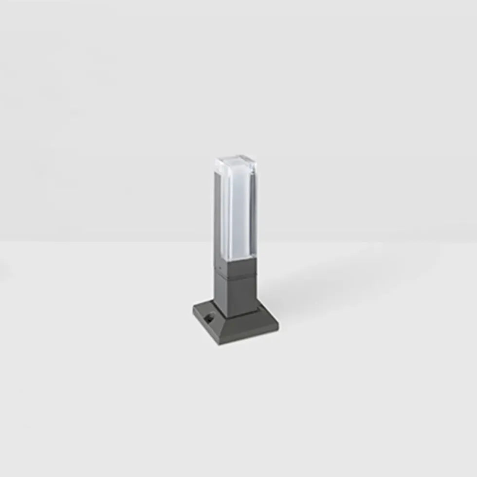 Square Acrylic Solar Bollard Lights