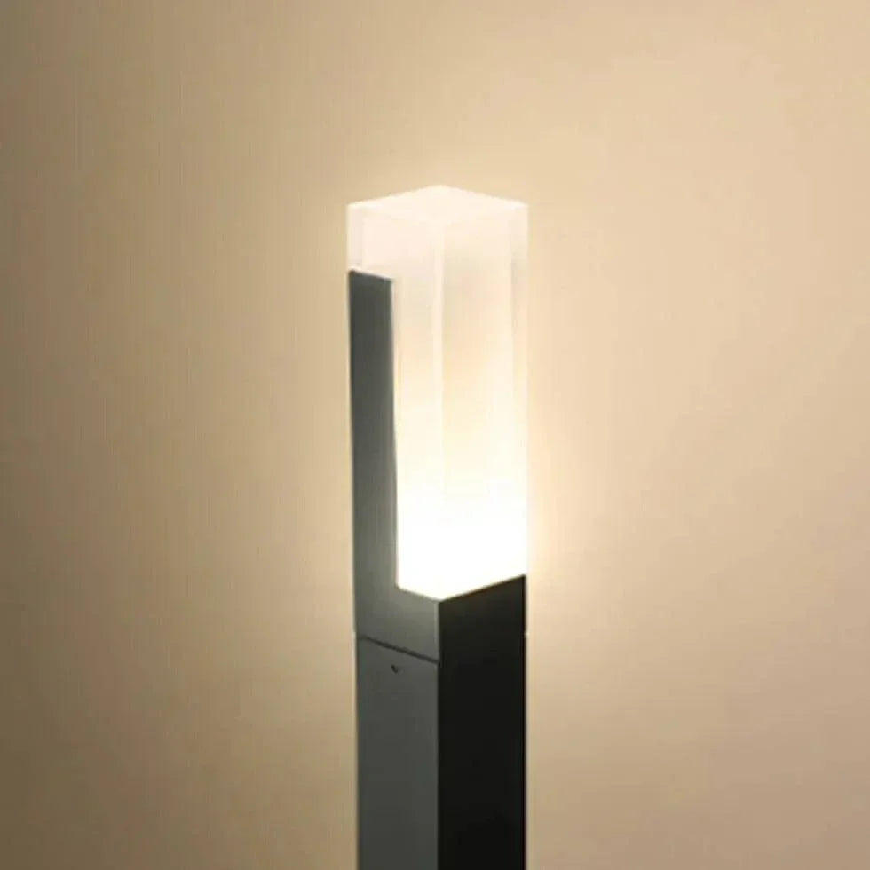 Lampadaire De Terrasse En Pierre Décorative Moderne - Clowas.fr