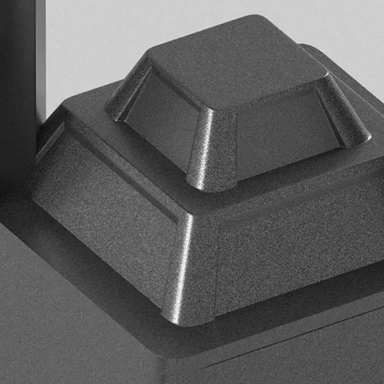 Lampadaire Extérieur Led Noir Hexagonal - Clowas.fr