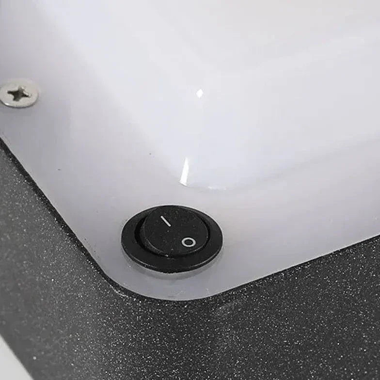 Lampadaire Extérieur Led Noir Hexagonal - Clowas.fr