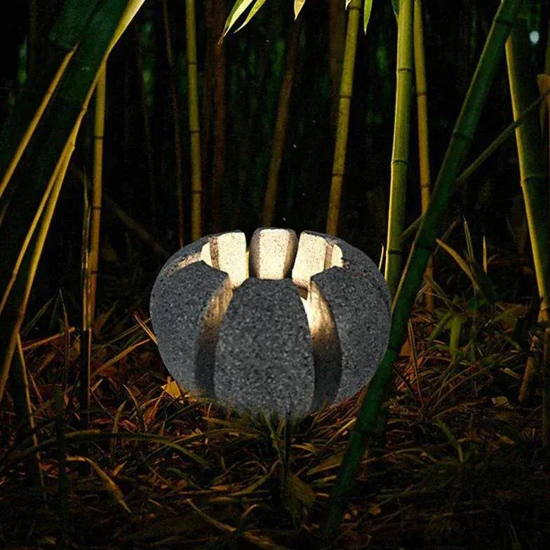 Lampadaire Extérieur Créatif En Pierre Moderne - Clowas.fr