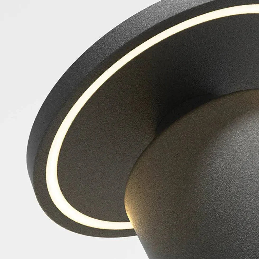 Lampadaire D'Extérieur Solaire De Bureau Noir - Clowas.fr