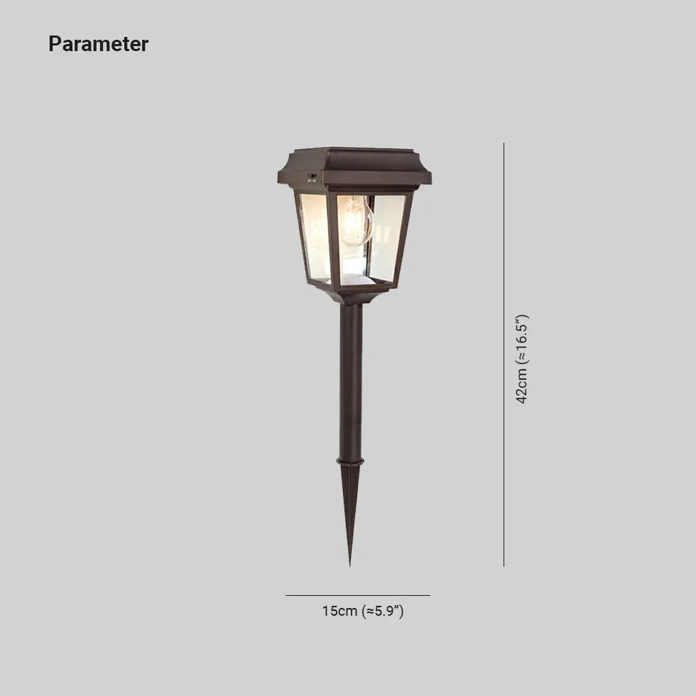 Petite lampe de jardin solaire moderne étanche