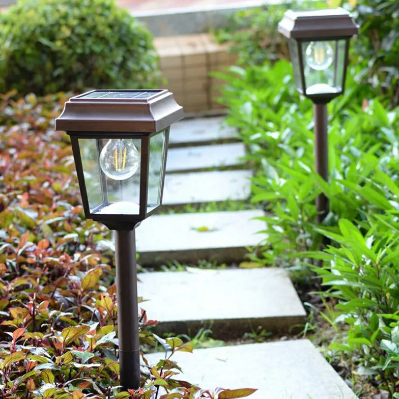 Petite lampe de jardin solaire moderne étanche