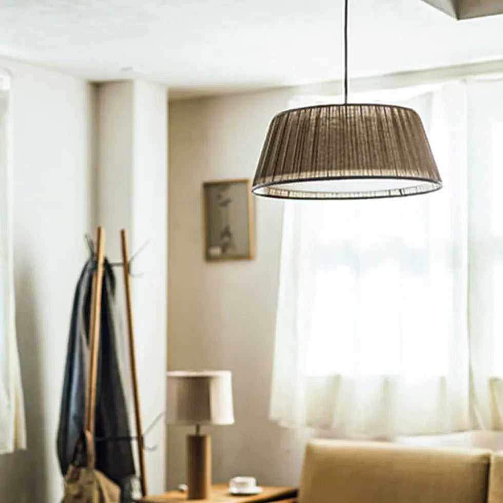 Minimalist Round Translucent Pendant Light