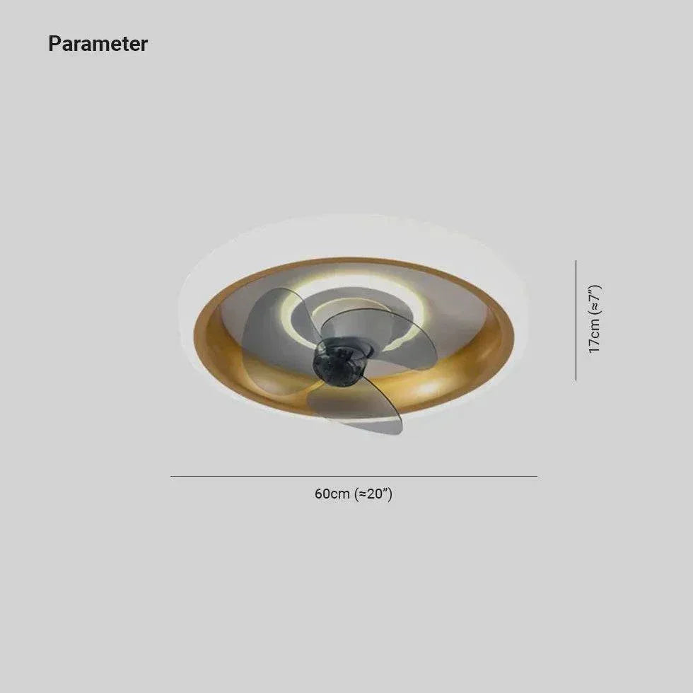 Plafonnier Ventilateur Design Puissant - Clowas.fr
