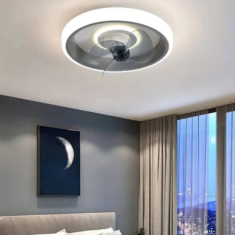 Plafonnier Ventilateur Design Puissant - Clowas.fr
