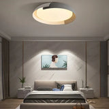 Dual-Tone Round Ceiling Light for Bedroom