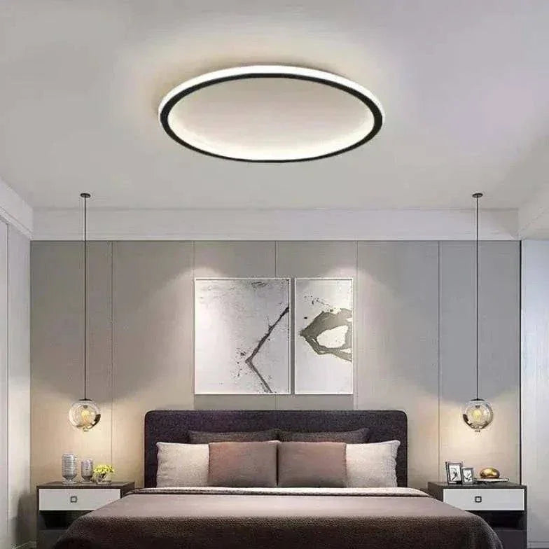 Anneau Modern Living Room Flush Plafond Lights - Clowas.fr