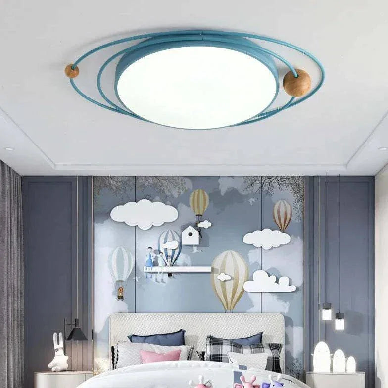 Plafonnier Blanc Moderne Rond Pour Salon Et Maison - Clowas.fr