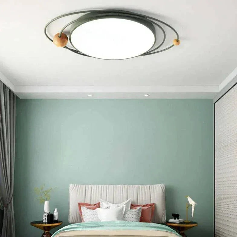 Plafonnier Blanc Moderne Rond Pour Salon Et Maison - Clowas.fr