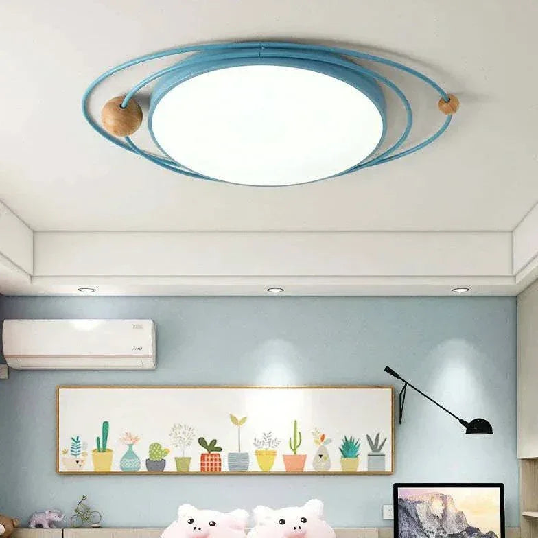 Plafonnier Blanc Moderne Rond Pour Salon Et Maison - Clowas.fr
