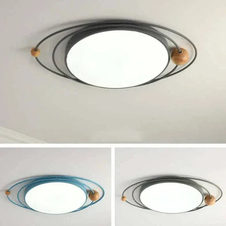 Plafonnier Blanc Moderne Rond Pour Salon Et Maison - Clowas.fr