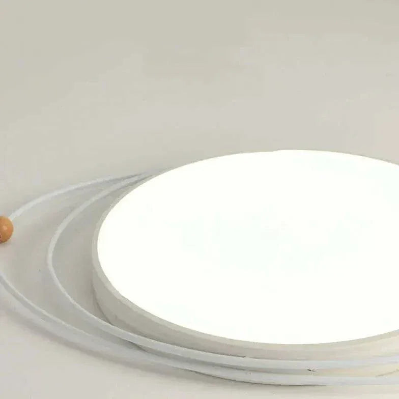 Plafonnier Blanc Moderne Rond Pour Salon Et Maison - Clowas.fr