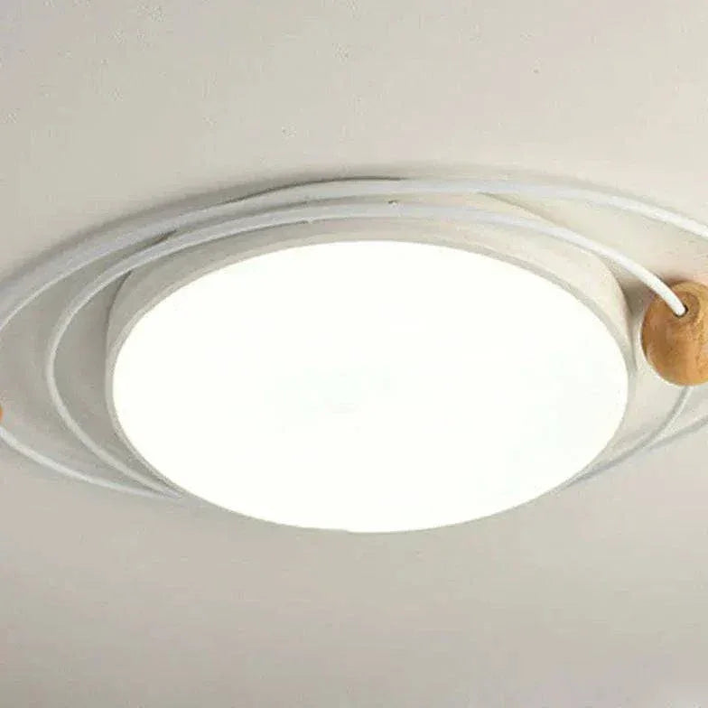 Plafonnier Blanc Moderne Rond Pour Salon Et Maison - Clowas.fr