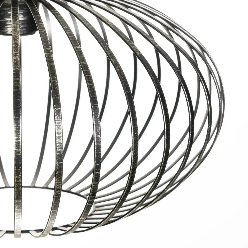 Lustre Rotin Noir Design Moderne Créatif - Clowas.fr