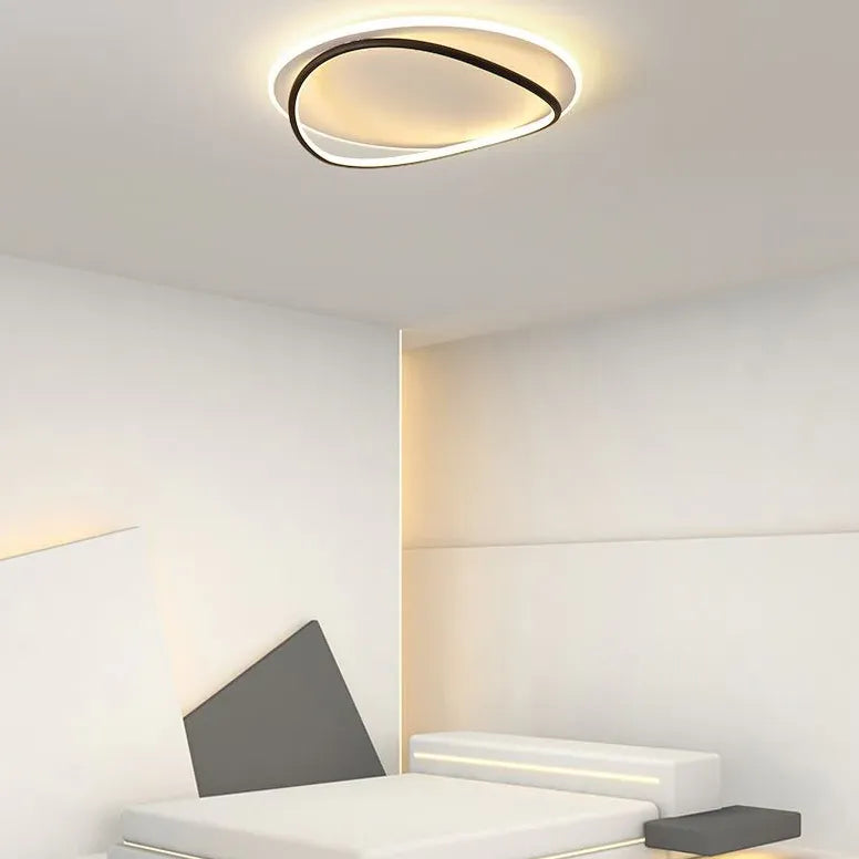 Circular Light Strip Modern Flush Ceiling Lights