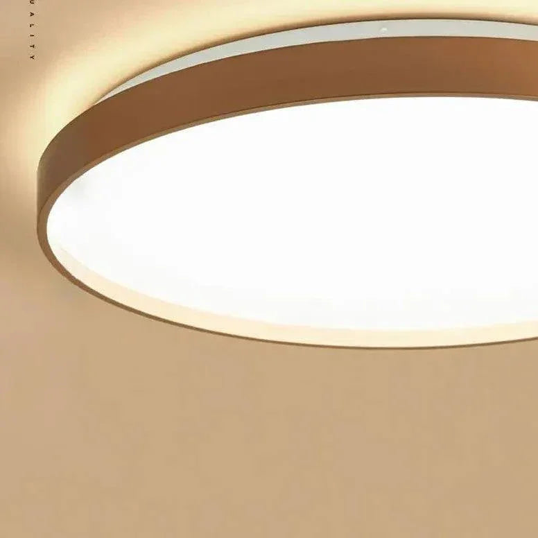 Plafonnier Rond Créatif De Couleur Nordique Pour Chambre À Coucher - Clowas.fr