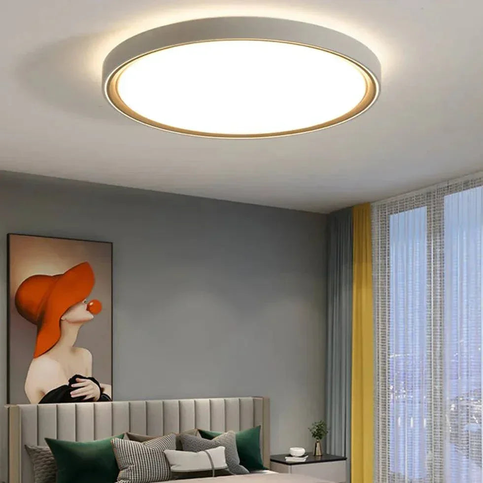 Plafonnier Rond En Acrylique Pour Chambre À Coucher - Clowas.fr