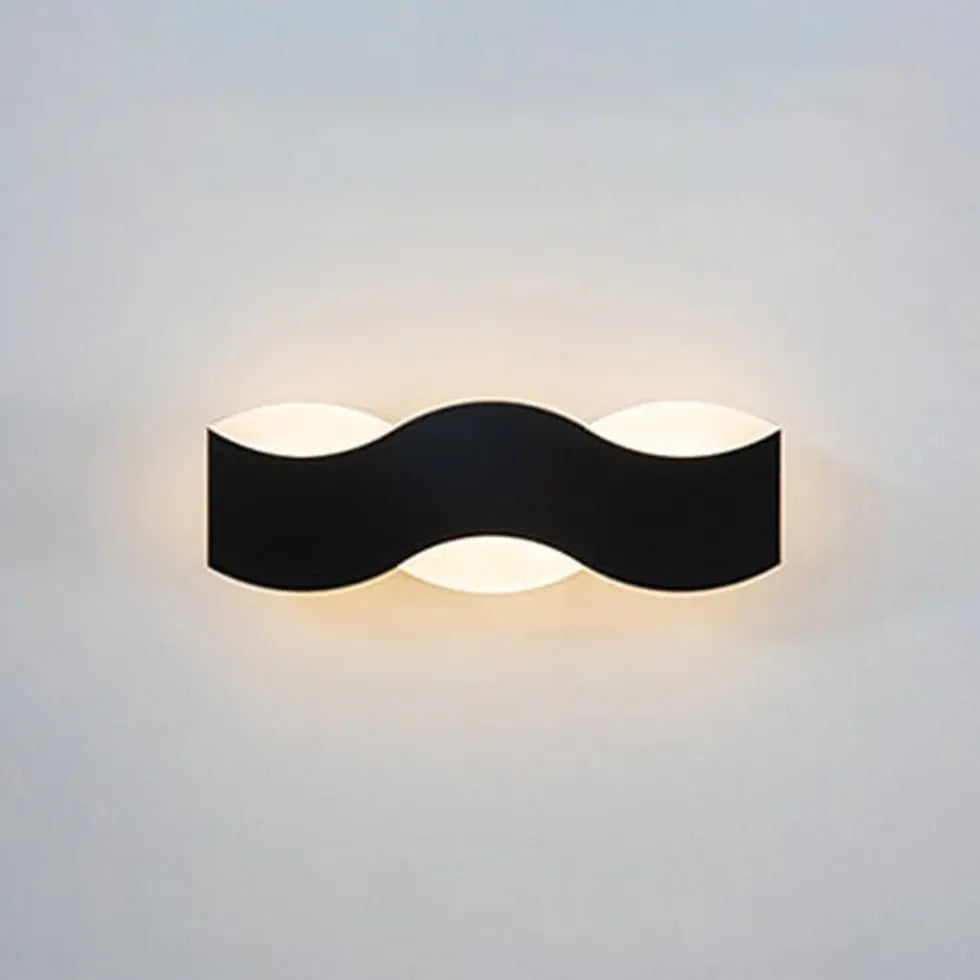 Wavy Modern Minimalist Wall Lamp