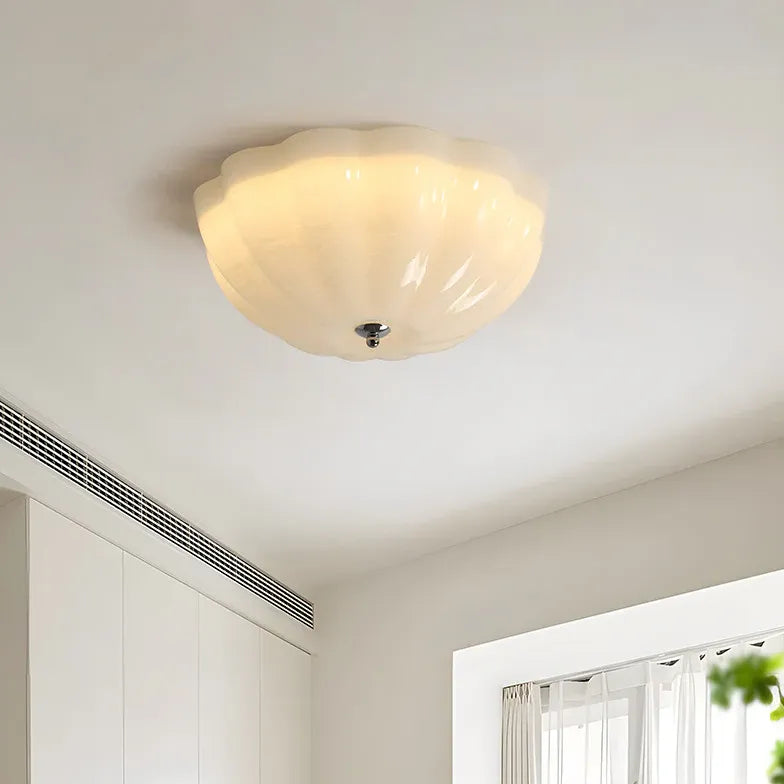 Shell Shaped Glass Modern Ceiling Light