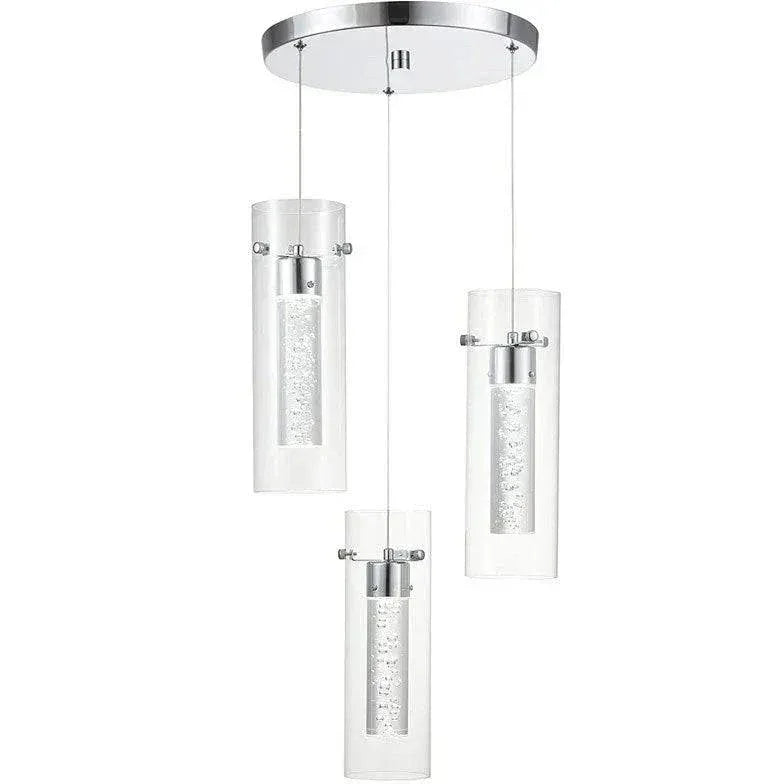 Lustre Colonne En Cristal Salon Cuisine Moderne - Clowas.fr
