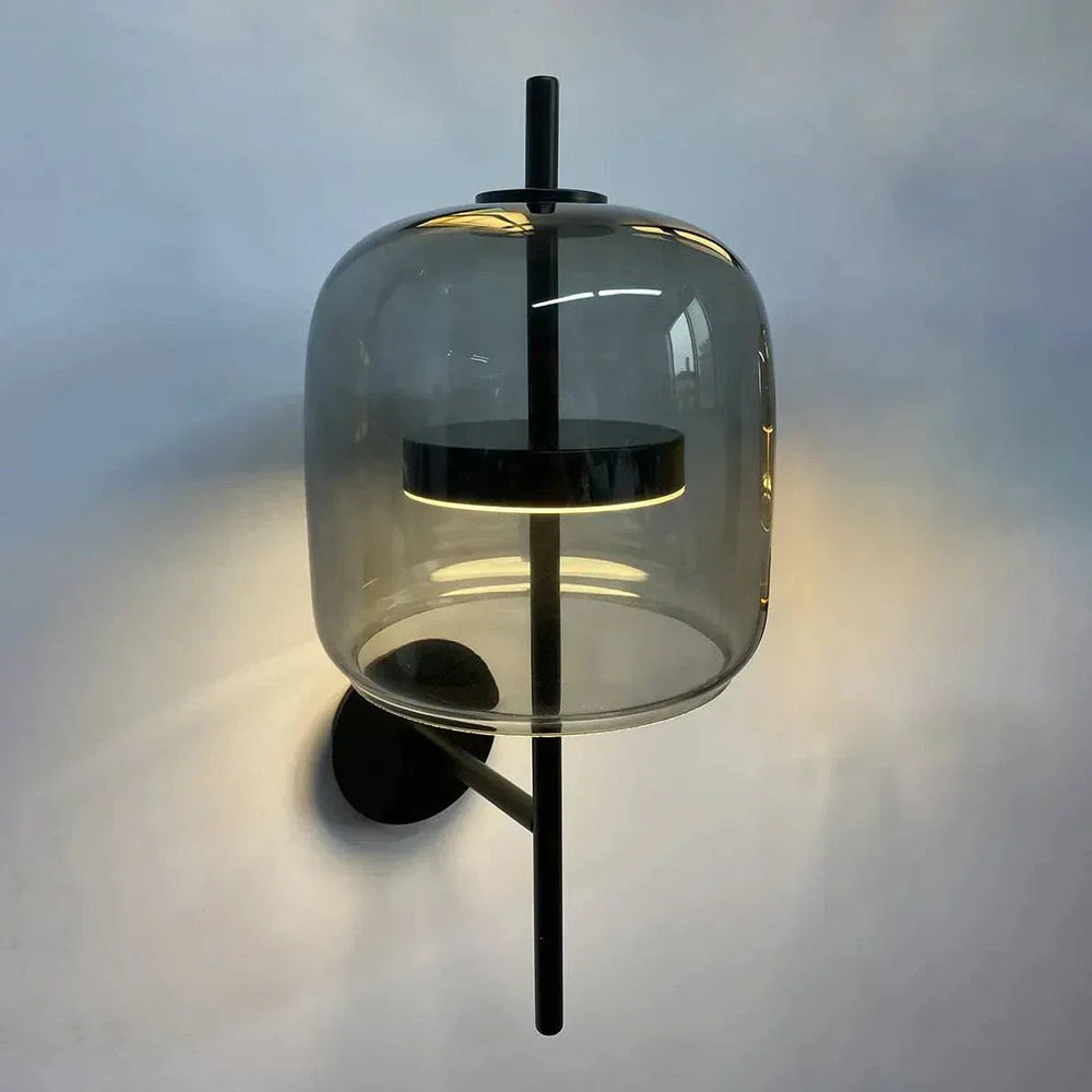 Applique De Chevet Moderne En Verre Marron - Clowas.fr