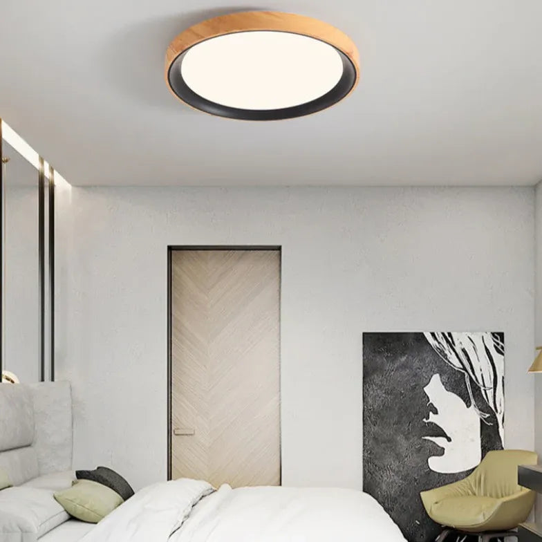 Round minimaliste de plafond pour la chambre