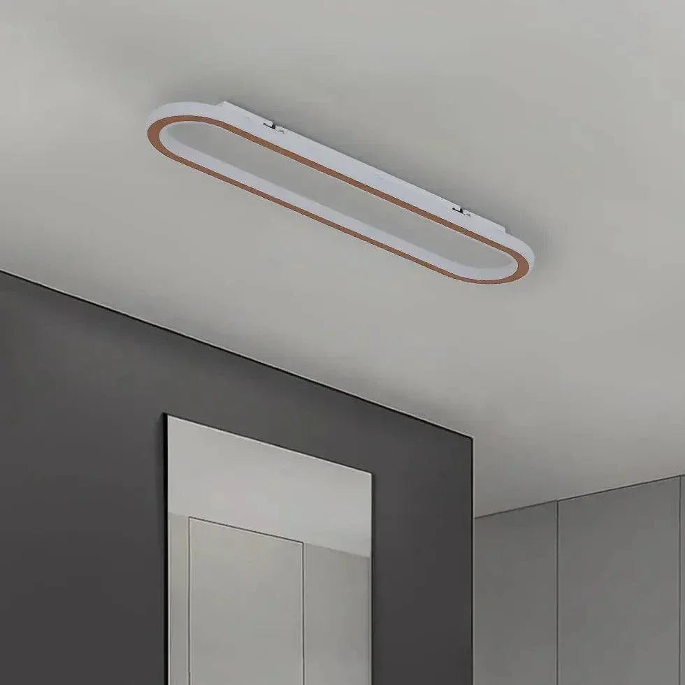 Plafonnier Led Ovale Long Pour Chambre À Coucher - Clowas.fr