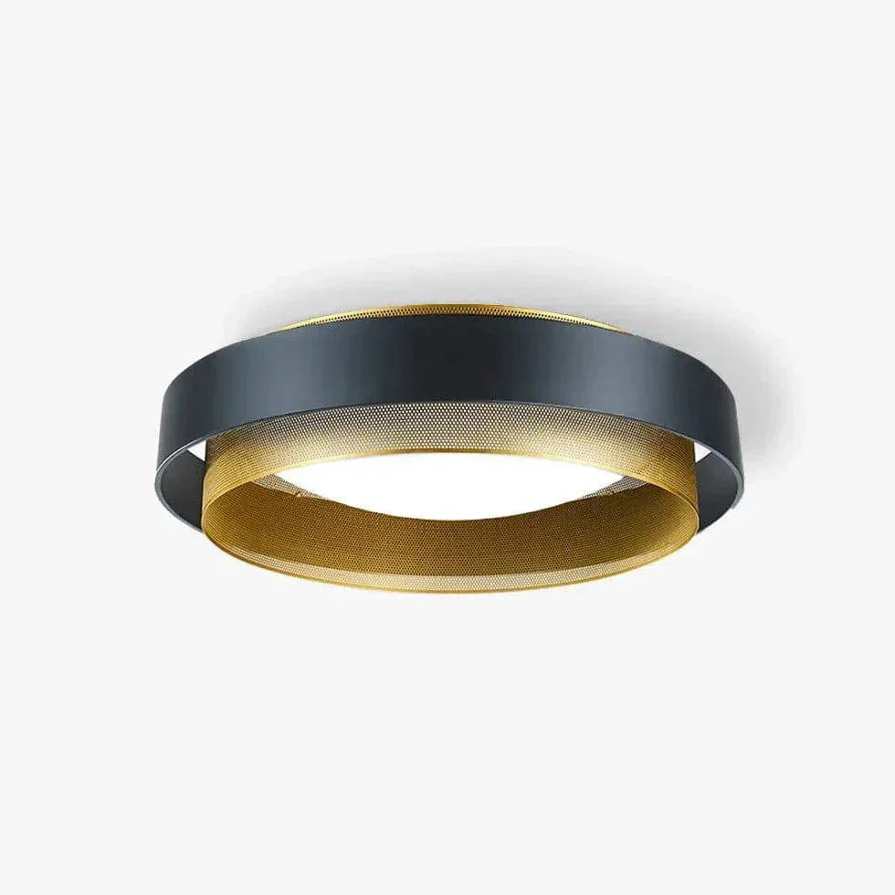 Plafonnier Design Metal Noir Géométrique Moderne - Clowas.fr