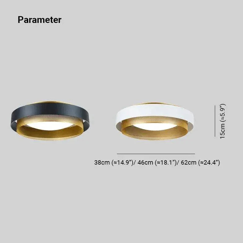 Plafonnier Design Metal Noir Géométrique Moderne - Clowas.fr