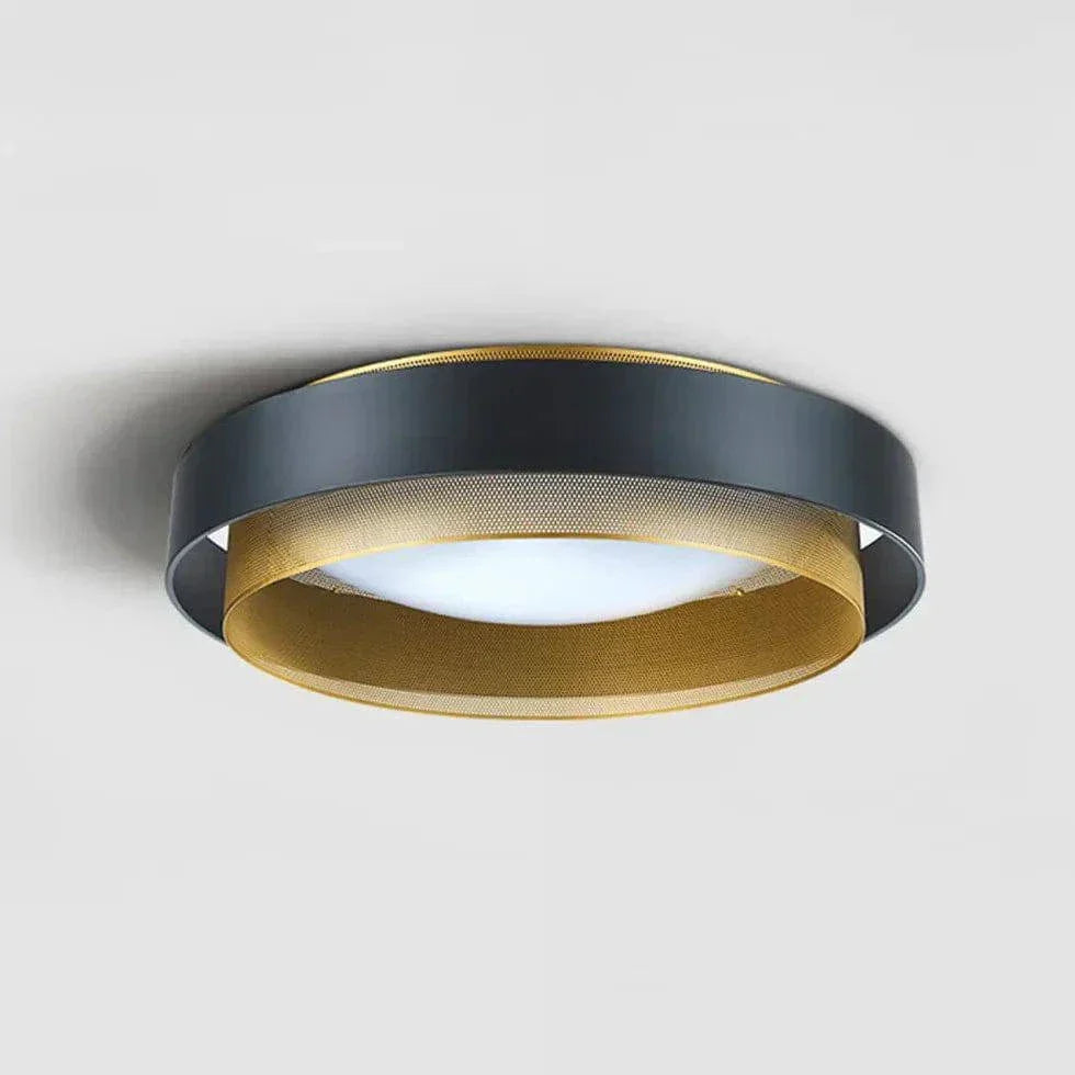 Plafonnier Design Metal Noir Géométrique Moderne - Clowas.fr