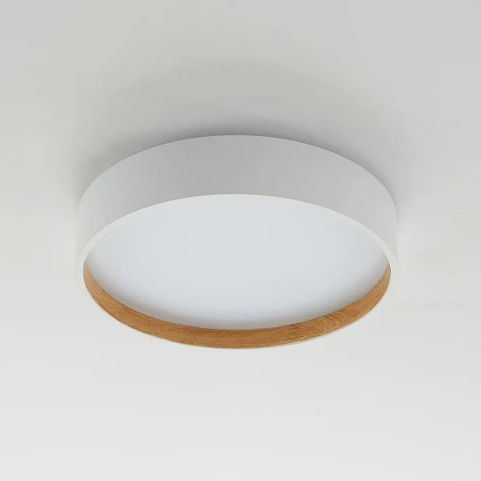 Plafonnier design blanc minimaliste géométrique moderne