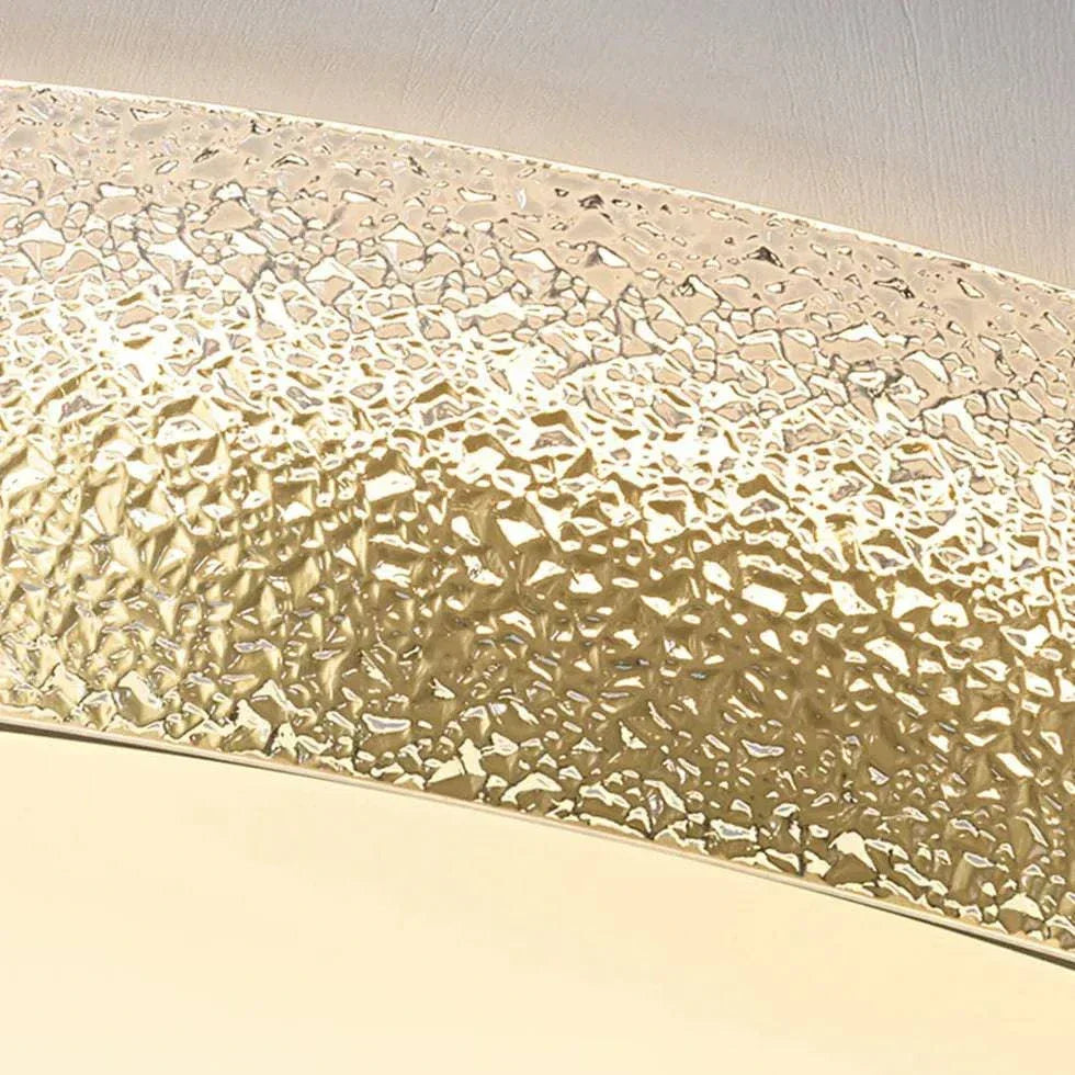 Plafonnier Led Rond Ultra Plat En Verre - Clowas.fr