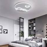 Round Landscape Ceiling Light for Living Room