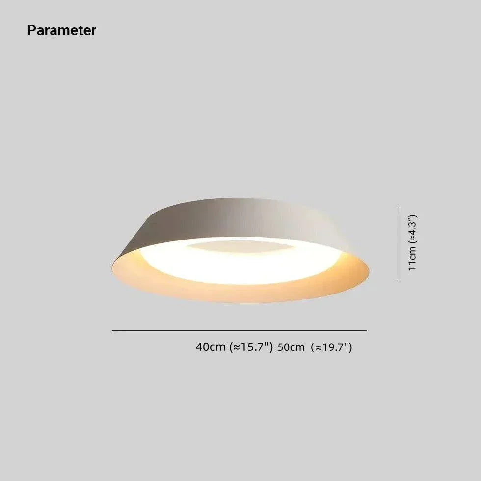 Plafonnier Blanc Design Chambre Moderne - Clowas.fr