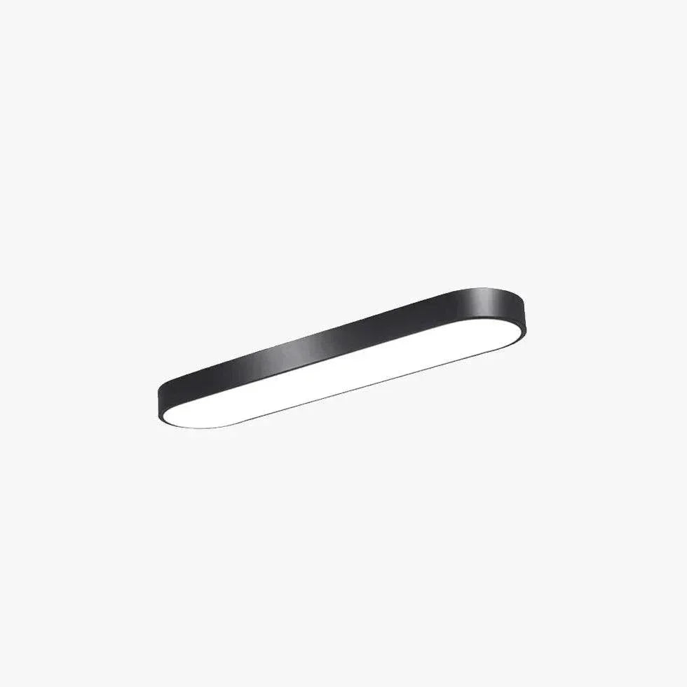 Plafonnier Couloir Simple Design Noir - Clowas.fr