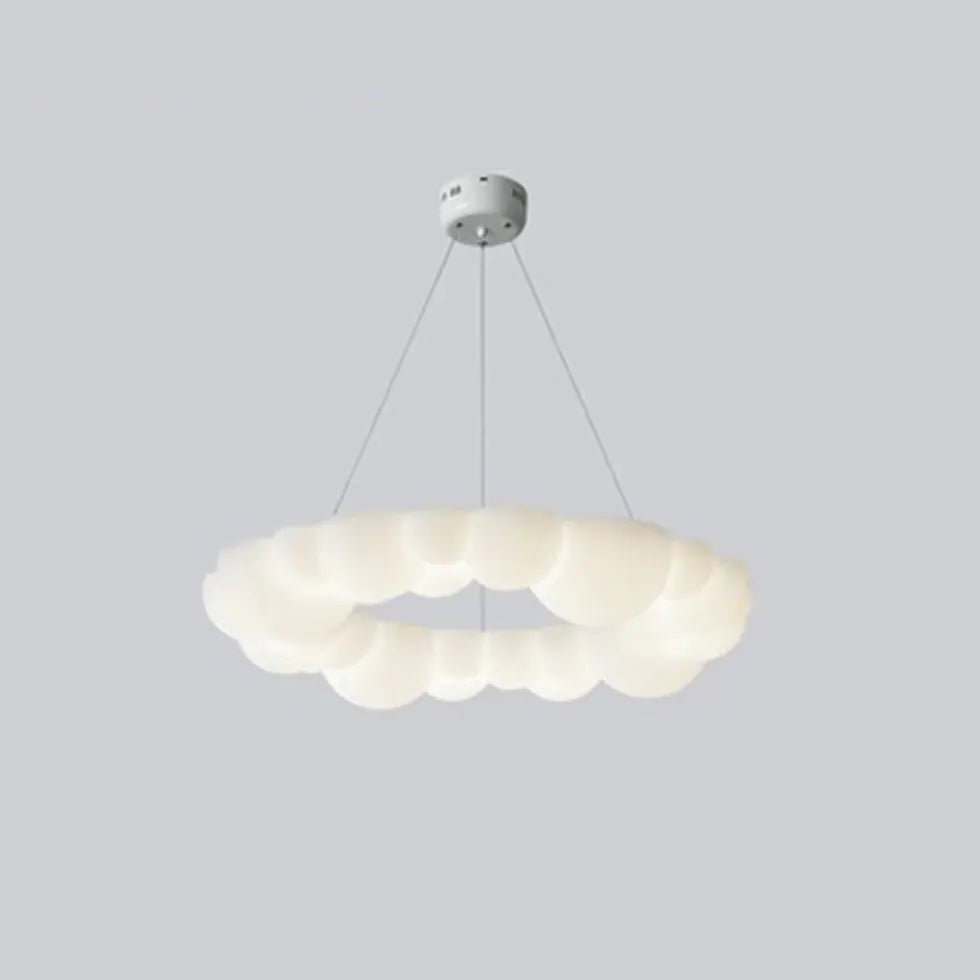 Suspension moderne blanche douce pour chambre