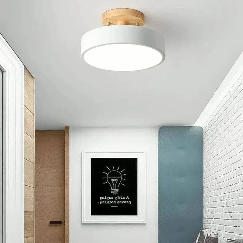 Plafonnier De Couloir Moderne En Bois - Clowas.fr