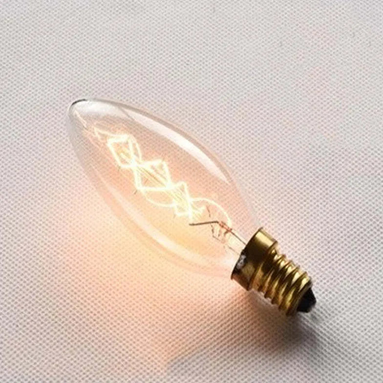 Ampoule rétro à LED ultra brillante transparente