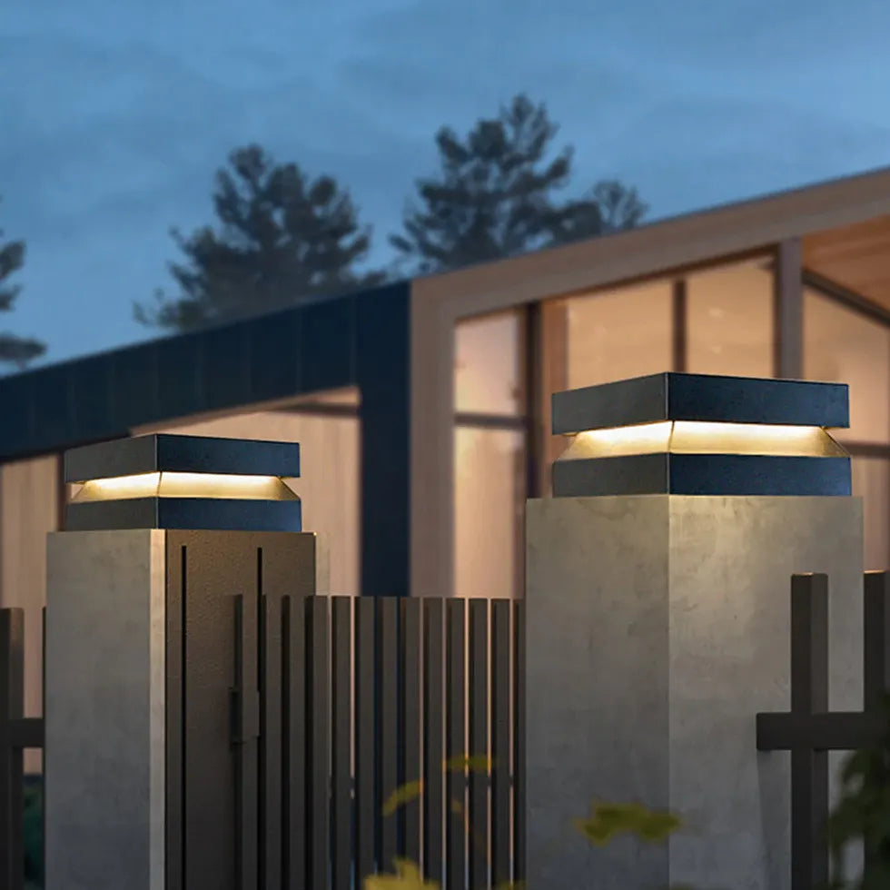 Lampes led solaires d'extérieur jardin métal ambiance