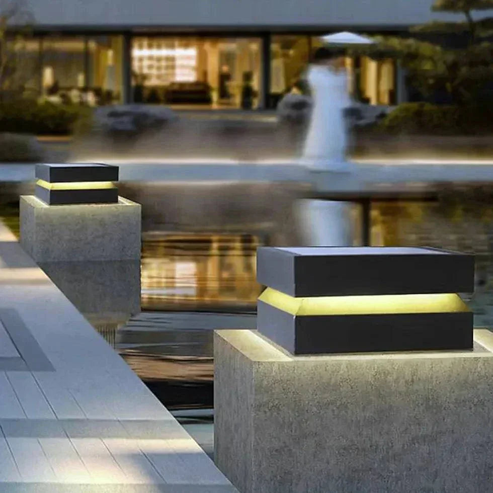 Lampes Led Solaires D'Extérieur Jardin Métal Ambiance - Clowas.fr