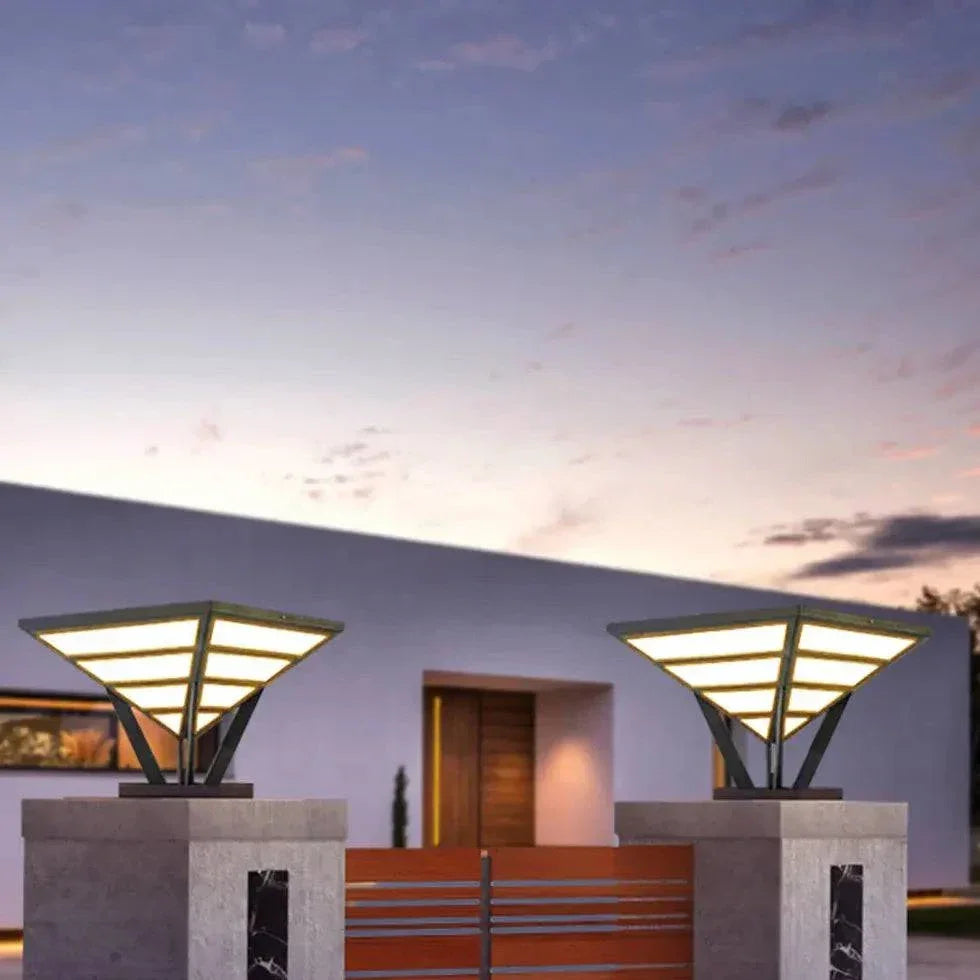 Lampadaire Extérieur À Del Pyramide - Clowas.fr