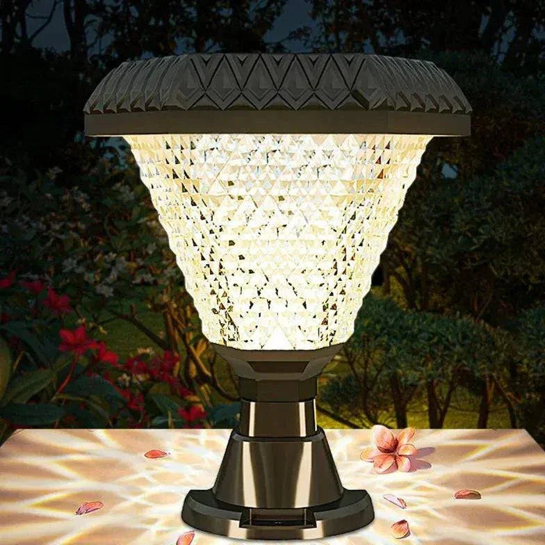 Luminaire Portail Extérieur Solaire Décoratif Jardin - Clowas.fr
