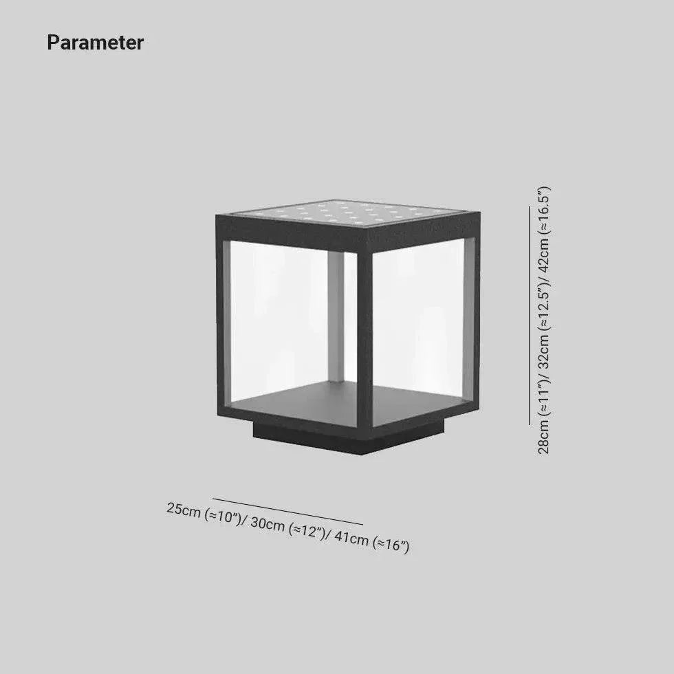 Lampadaire Pour Jardin Métal Solaire Ambiance - Clowas.fr