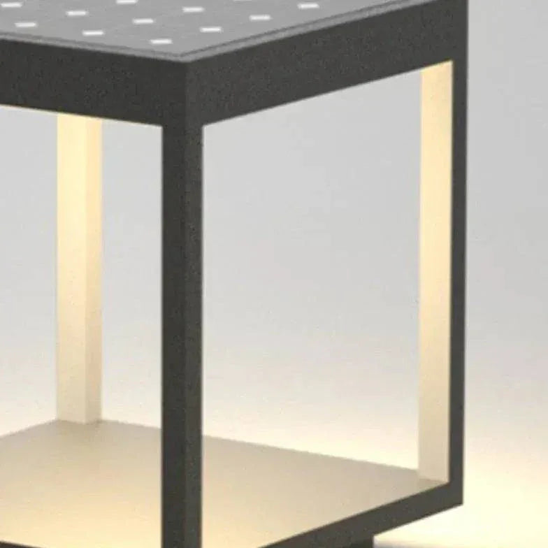 Lampadaire Pour Jardin Métal Solaire Ambiance - Clowas.fr